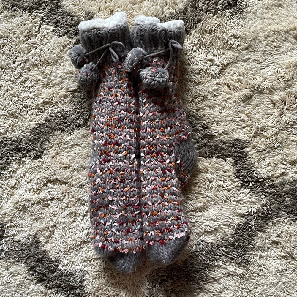 Multi colored slippers/socks